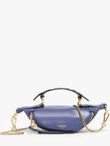 Cross Body Tas Xs Origami Leder Lancel Blauw origami A12526